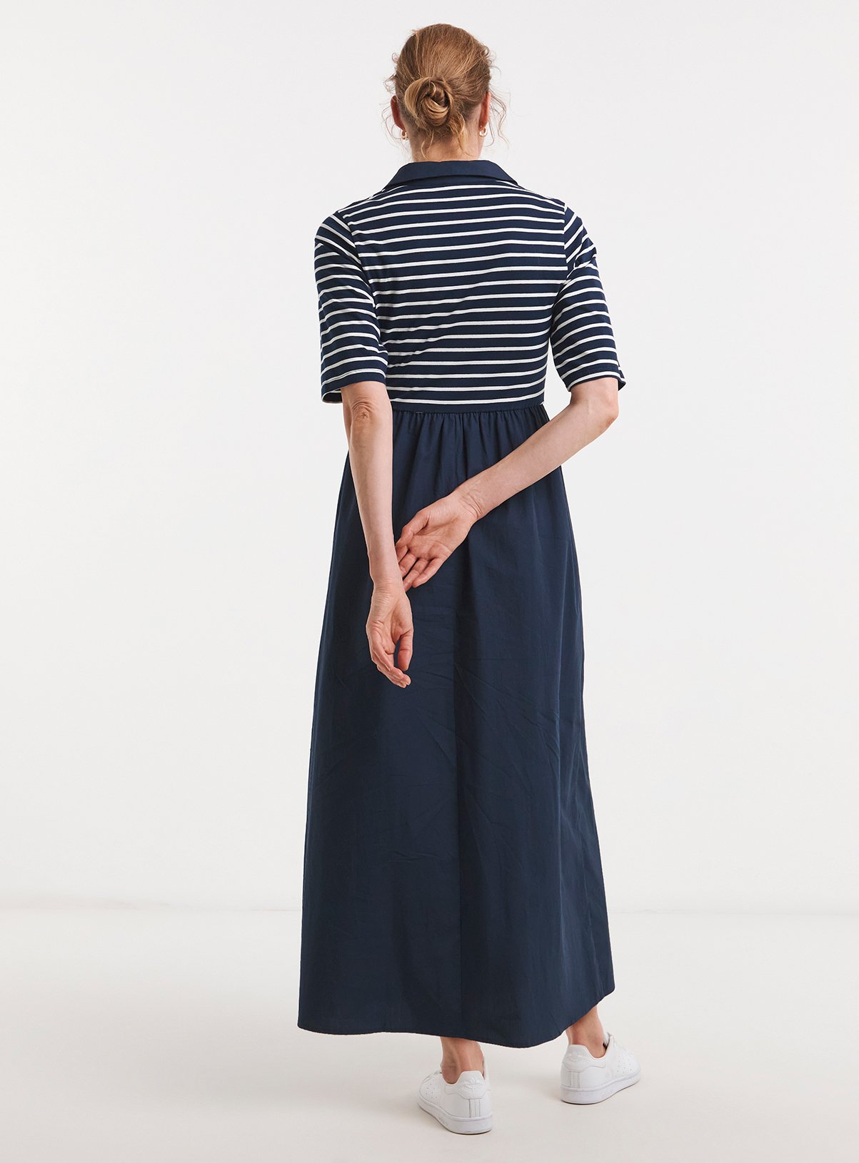 JD WILLIAMS Stripe Rib 2 In 1 Dress 14 - Image 2 thumbnail