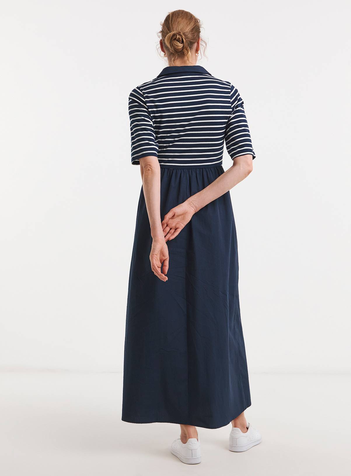 JD WILLIAMS Stripe Rib 2 In 1 Dress 14 - Image 2