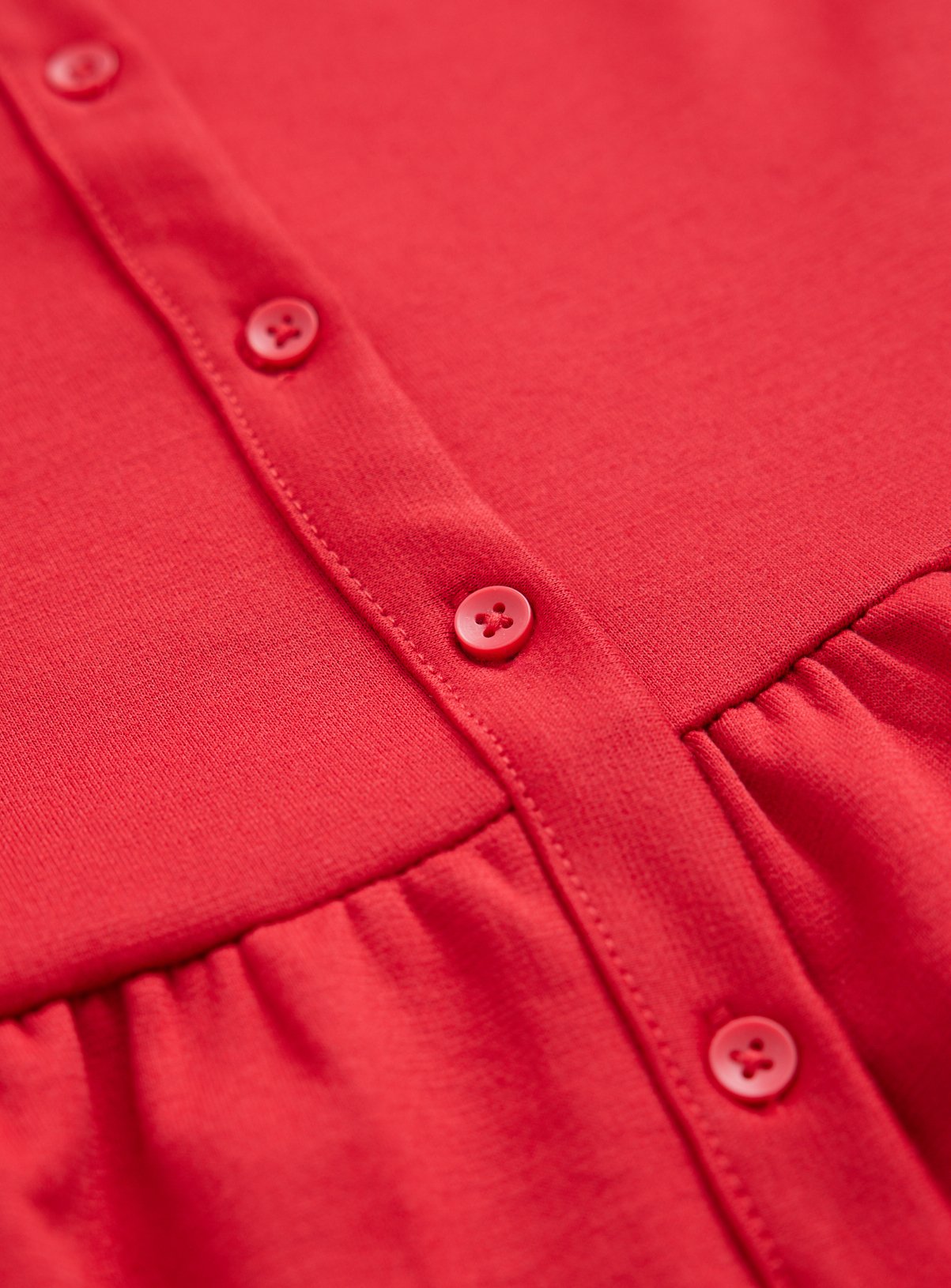 Red Frill Hem Sweat Cardigan 12 years - Image 2 thumbnail