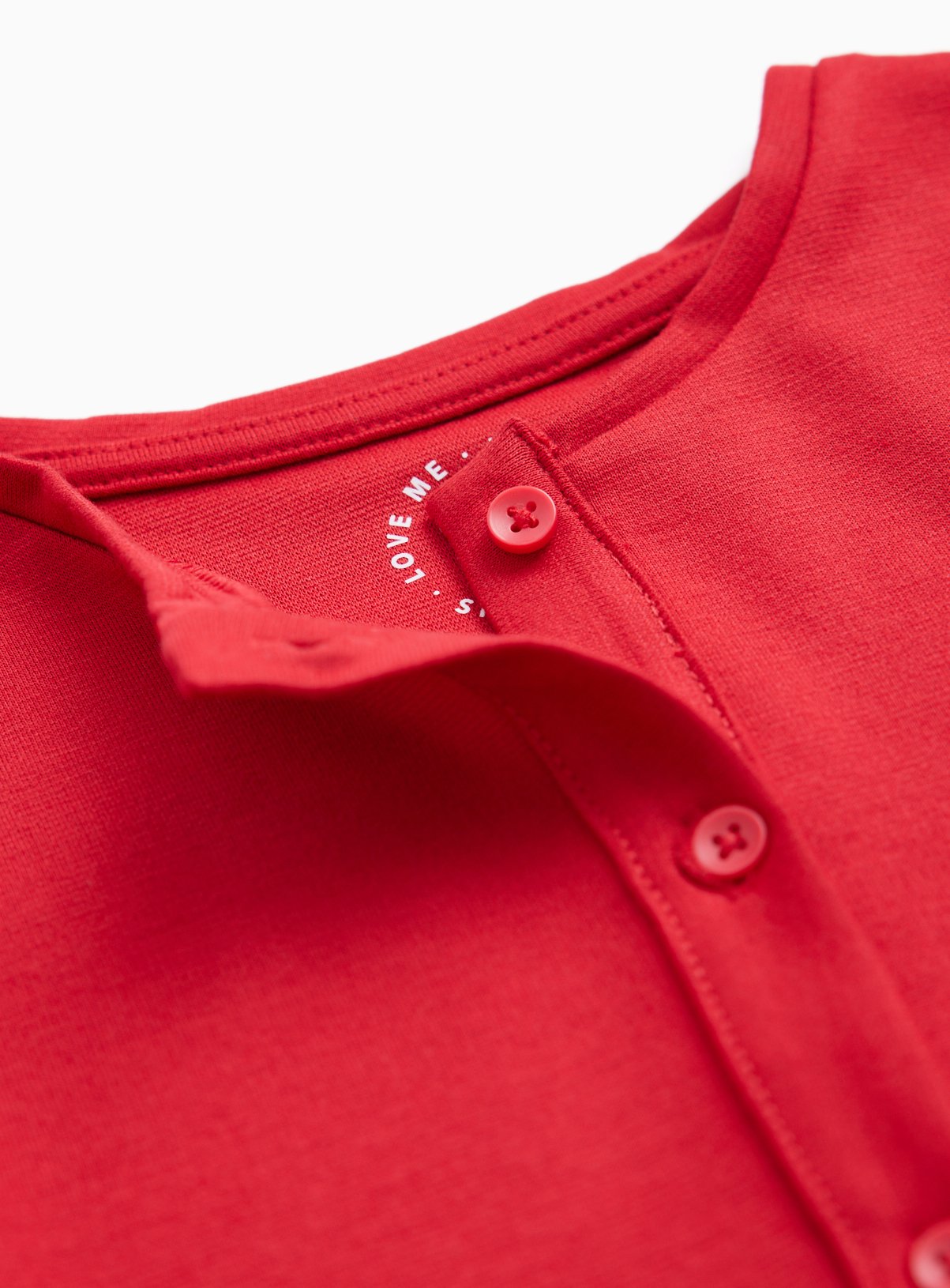 Red Frill Hem Sweat Cardigan 12 years - Image 3 thumbnail