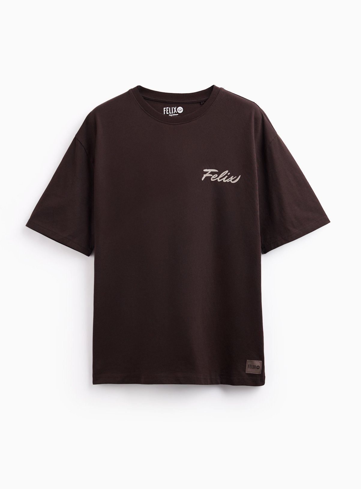 Brown Felix the Cat Graphic T-Shirt L - Image 3 thumbnail