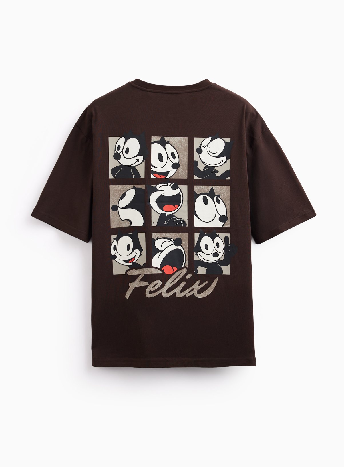Brown Felix the Cat Graphic T-Shirt L - Image 5 thumbnail
