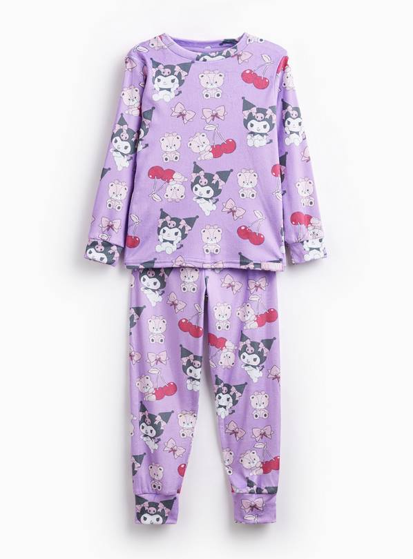 Purple Hello Kitty Kuromi Fleece Pyjama Set 5-6 years