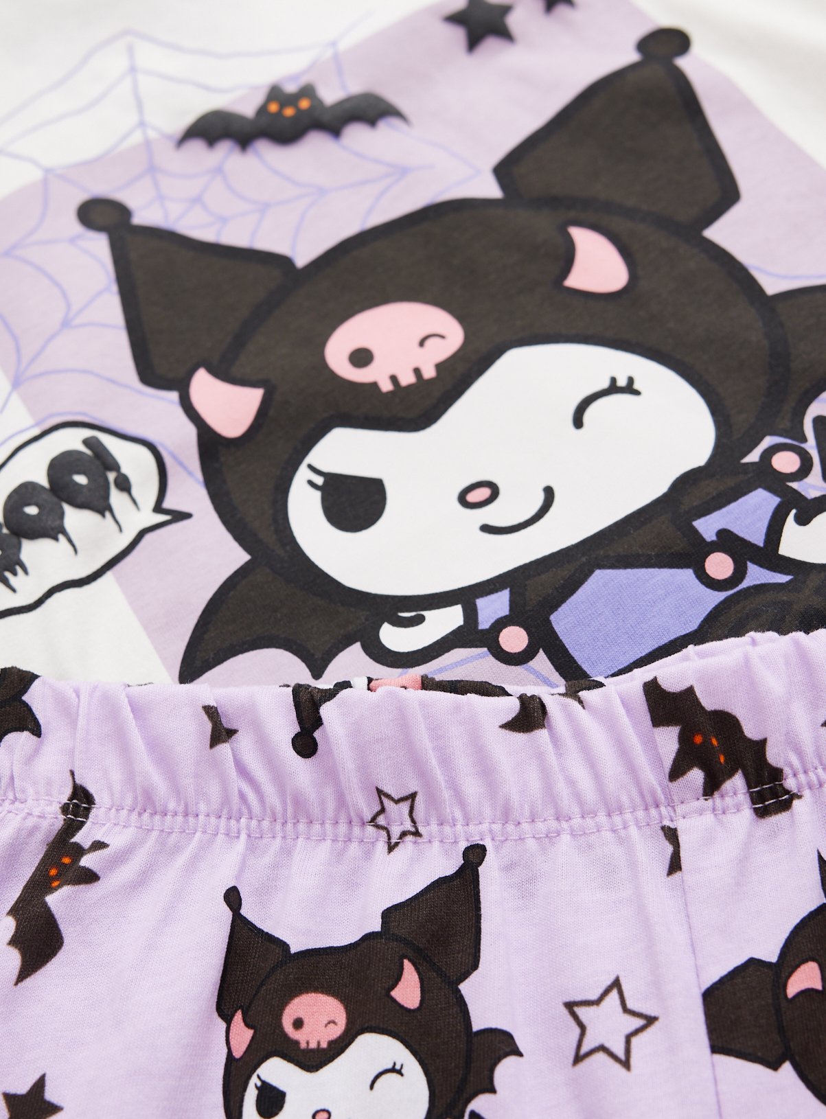 Purple Hello Kitty Kuromi Pyjama Set 5-6 years - Image 2 thumbnail