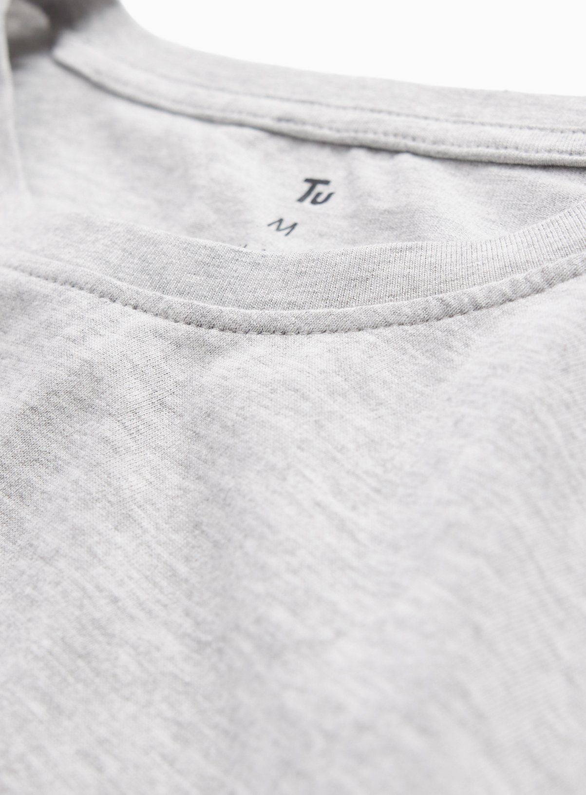 Grey Long Sleeve Regular Fit T-Shirt XL - Image 2 thumbnail