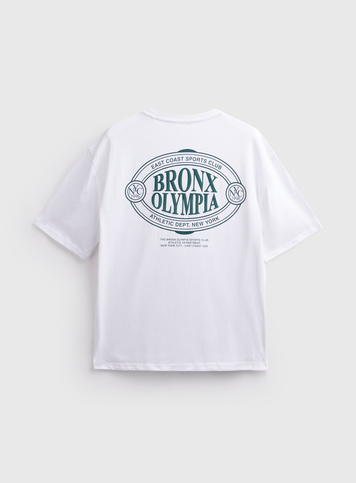 Bronx Olympia East Coast Sports Club White Graphic T-Shirt XXL - Image 4 thumbnail