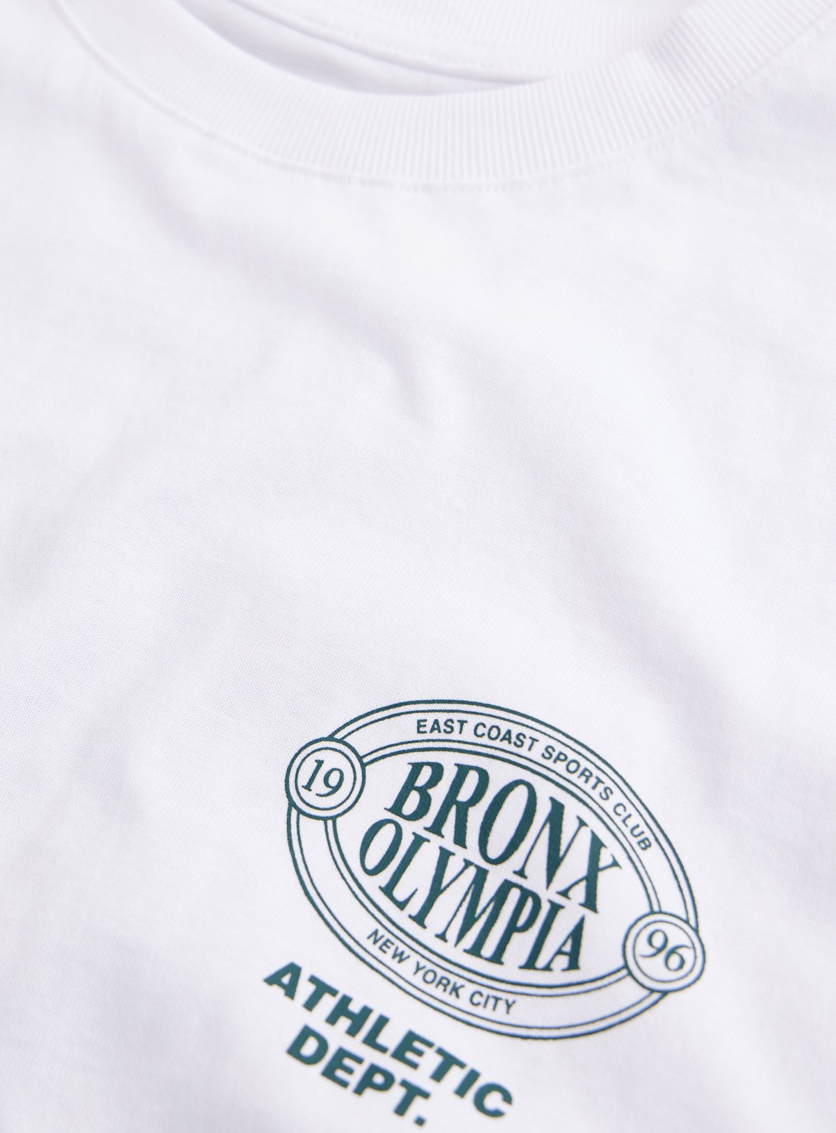 Bronx Olympia East Coast Sports Club White Graphic T-Shirt XXL - Image 5 thumbnail