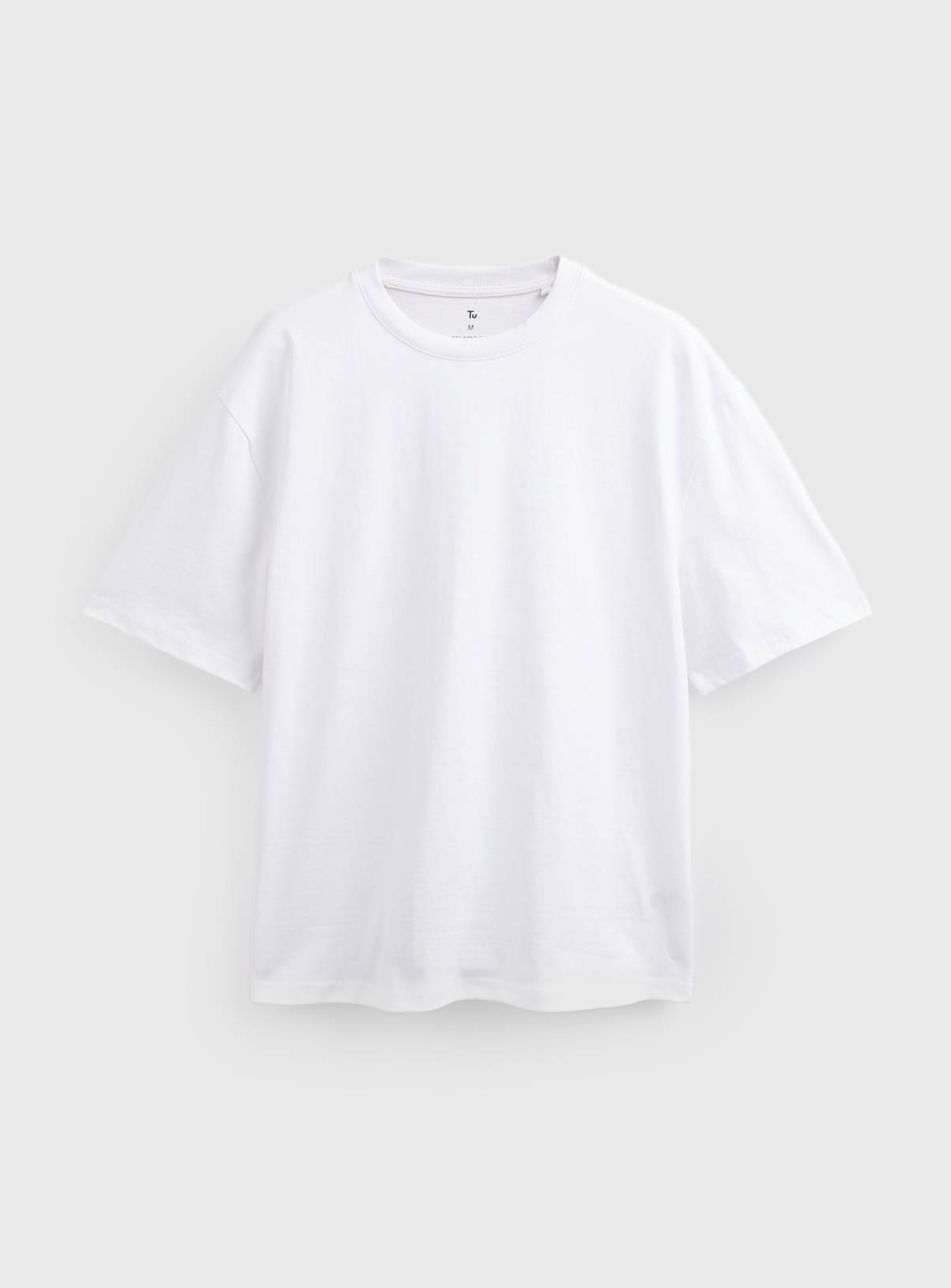White Relaxed Fit Dry Handle T-Shirt XL - Image 3