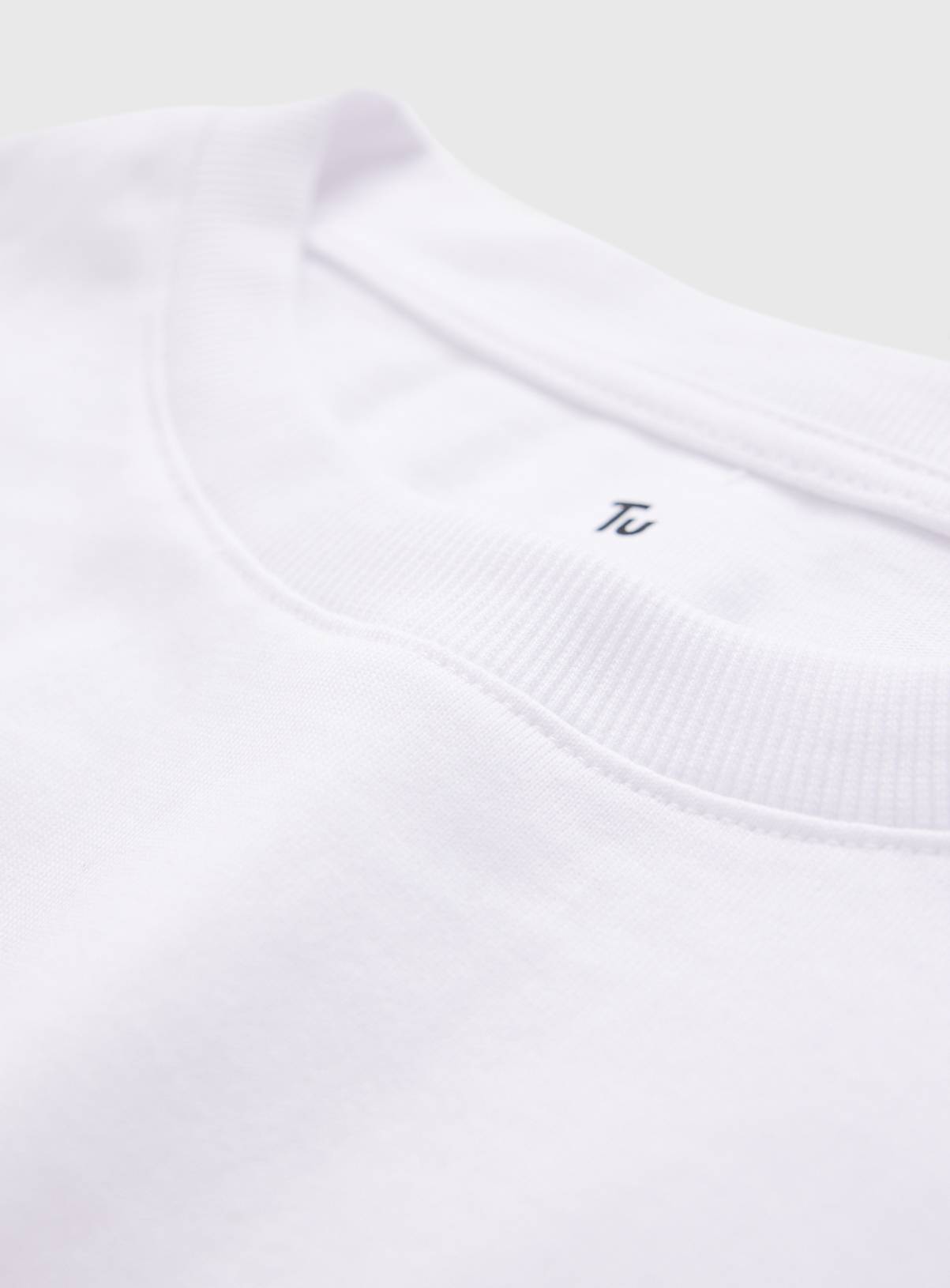 White Relaxed Fit Dry Handle T-Shirt XL - Image 4