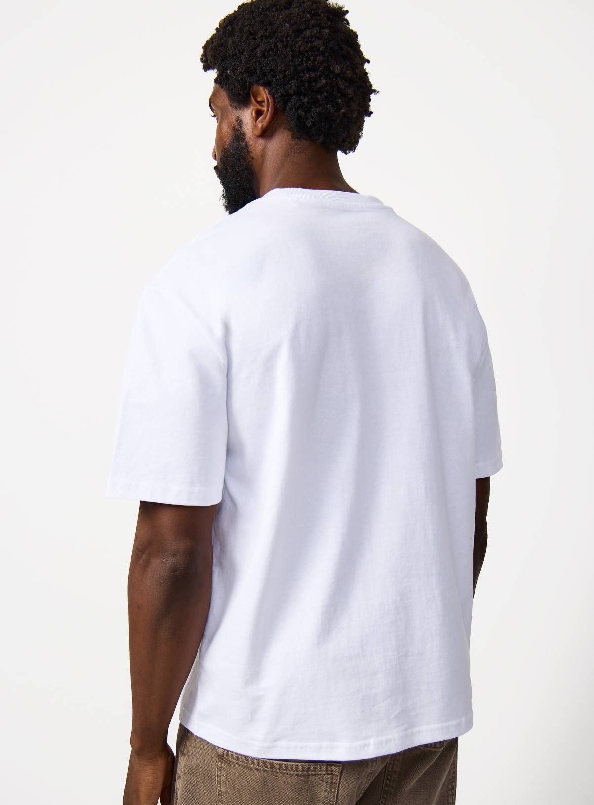 White Relaxed Fit Dry Handle T-Shirt XL - Image 5