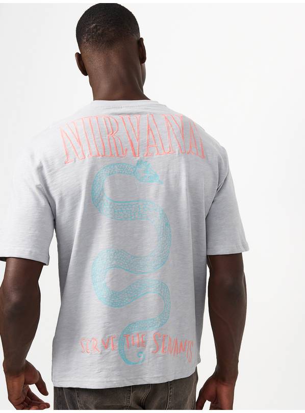 Official Nirvana Serve The Servants Band T-Shirt M