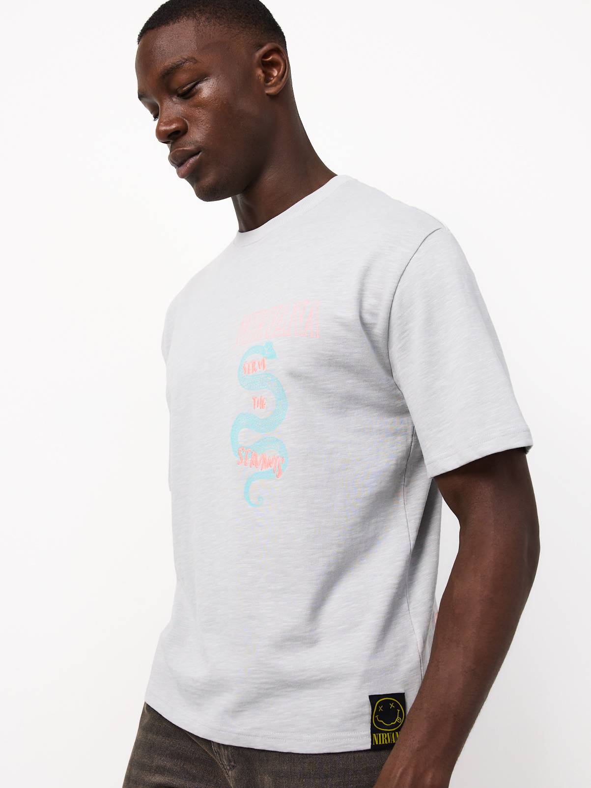 Official Nirvana Serve The Servants Band T-Shirt XL - Image 2