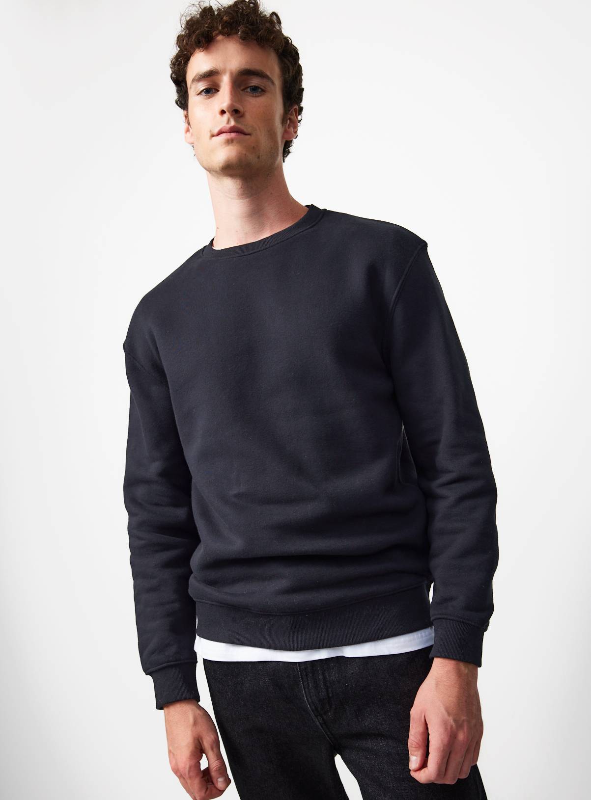 Black Ultimate Crew Neck Sweatshirt  M - Image 1
