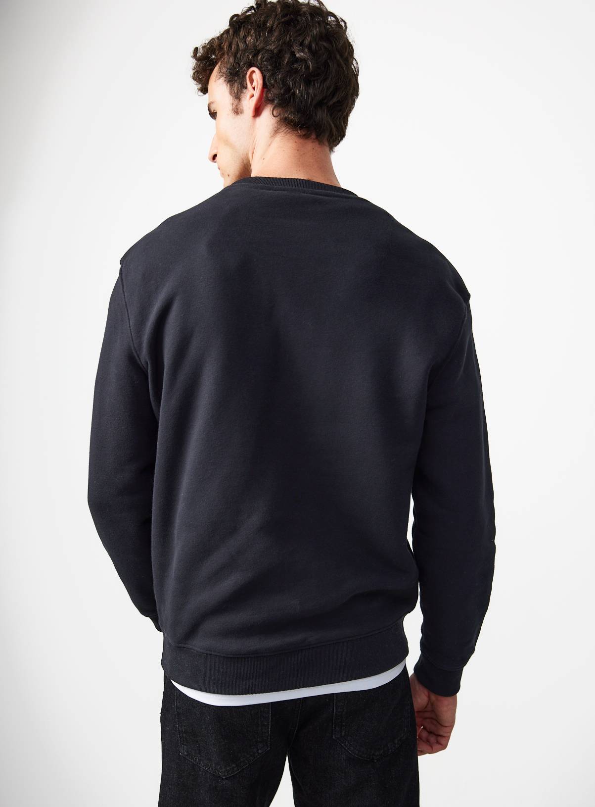 Black Ultimate Crew Neck Sweatshirt  M - Image 5