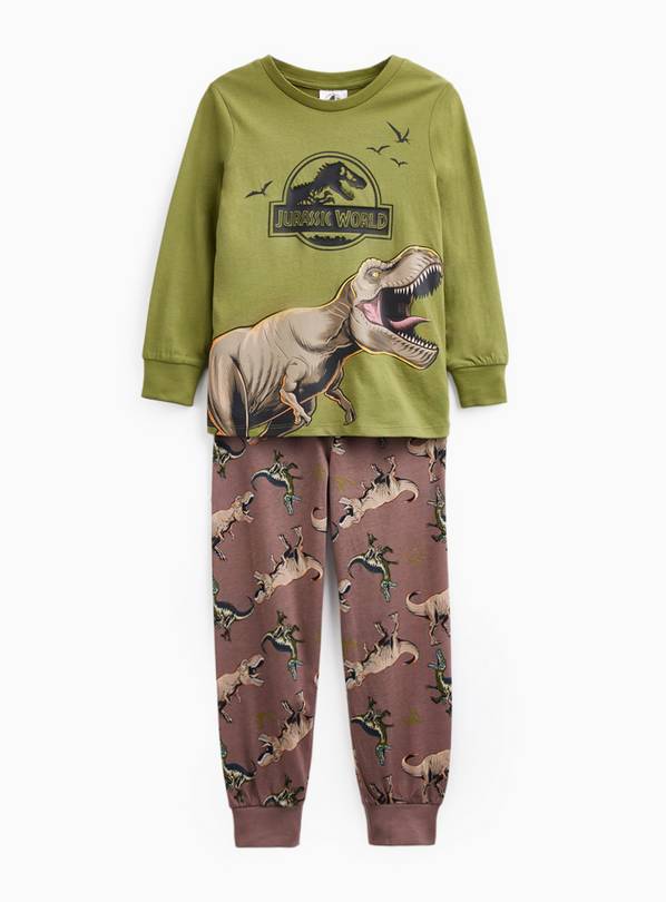 Khaki Jurassic World Pyjama Set 6-7 years
