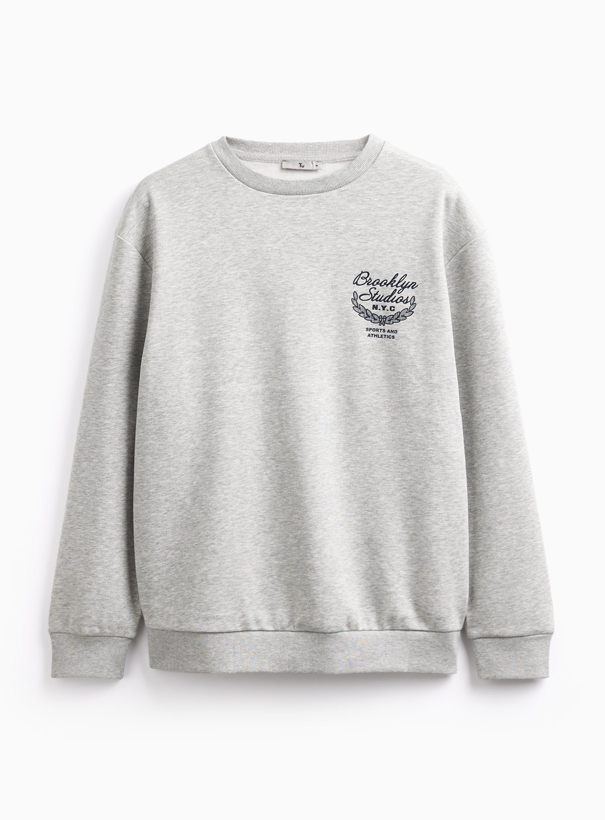 Grey Brooklyn Graphic Sweatshirt  M - Image 3 thumbnail