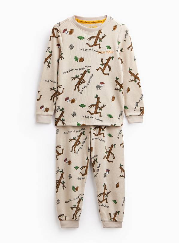 Julia Donaldson Stick Man Waffle Pyjama Set 6-7 years