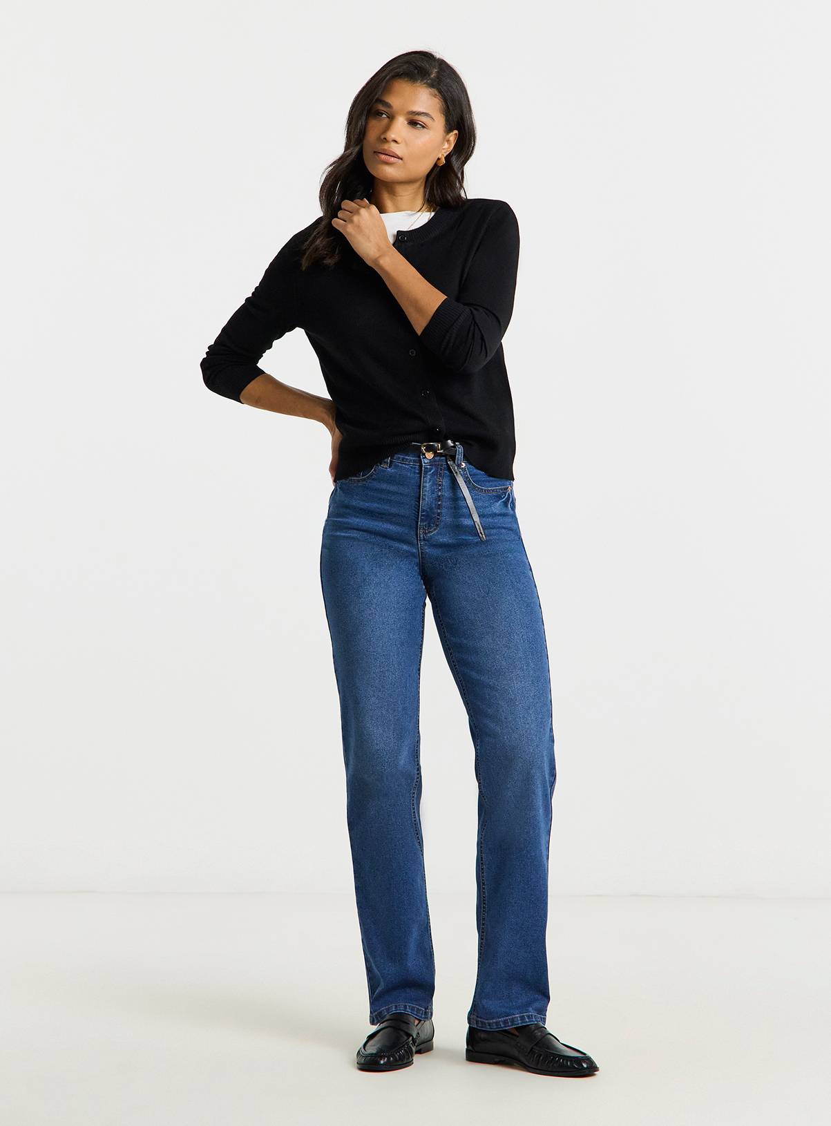 SIMPLY BE Western 24/7 Straight Leg Jeans 32R - Image 3