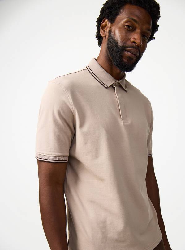 Stone Tipped Collar Polo Shirt XXXXL