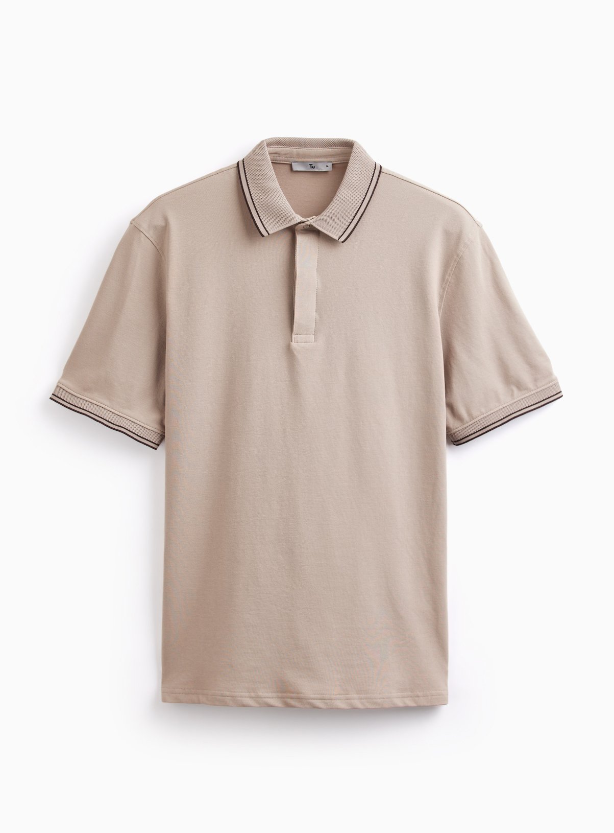 Stone Tipped Collar Polo Shirt XL - Image 3 thumbnail