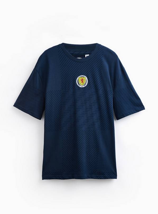 Blue Official Scotland Football Graphic T-Shirt M