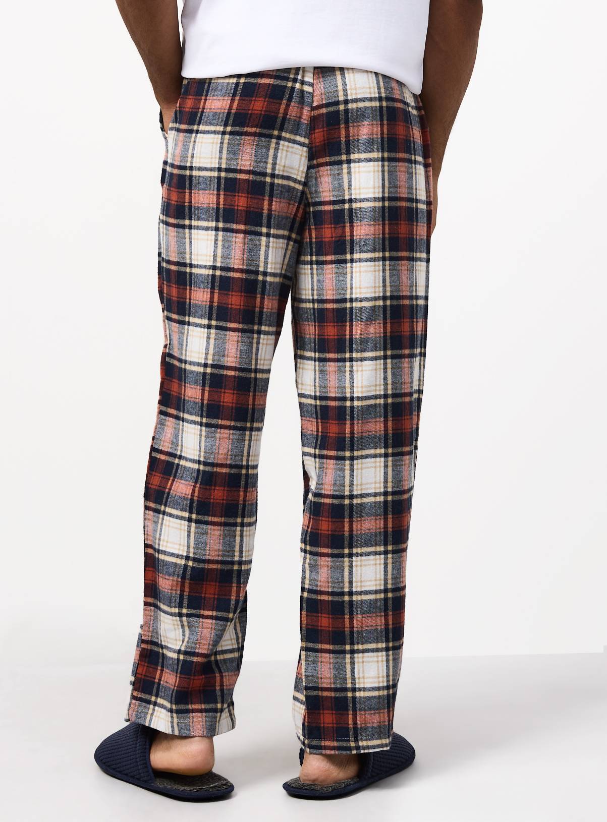 Check Cotton Pyjama Bottoms XXL - Image 4