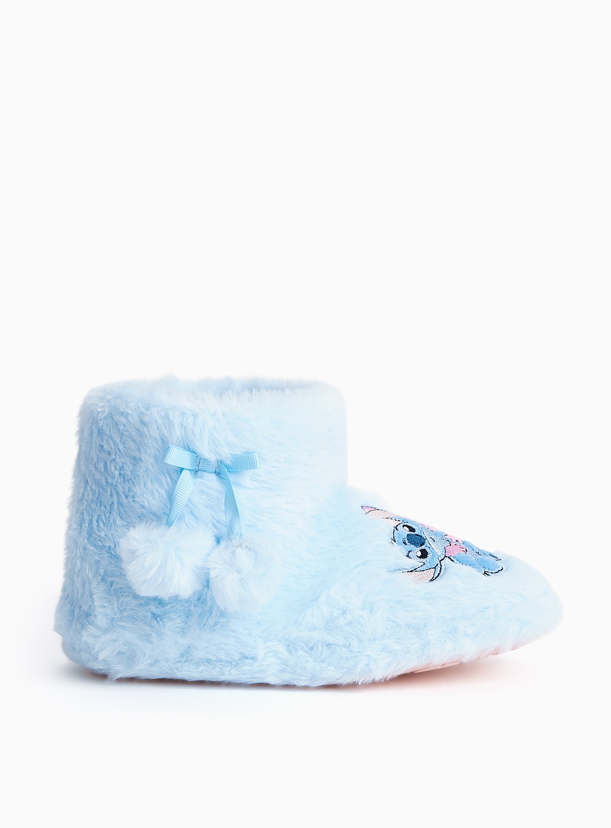 Disney Stitch Faux Fur Boot Slippers 6-7 Infant - Image 2 thumbnail