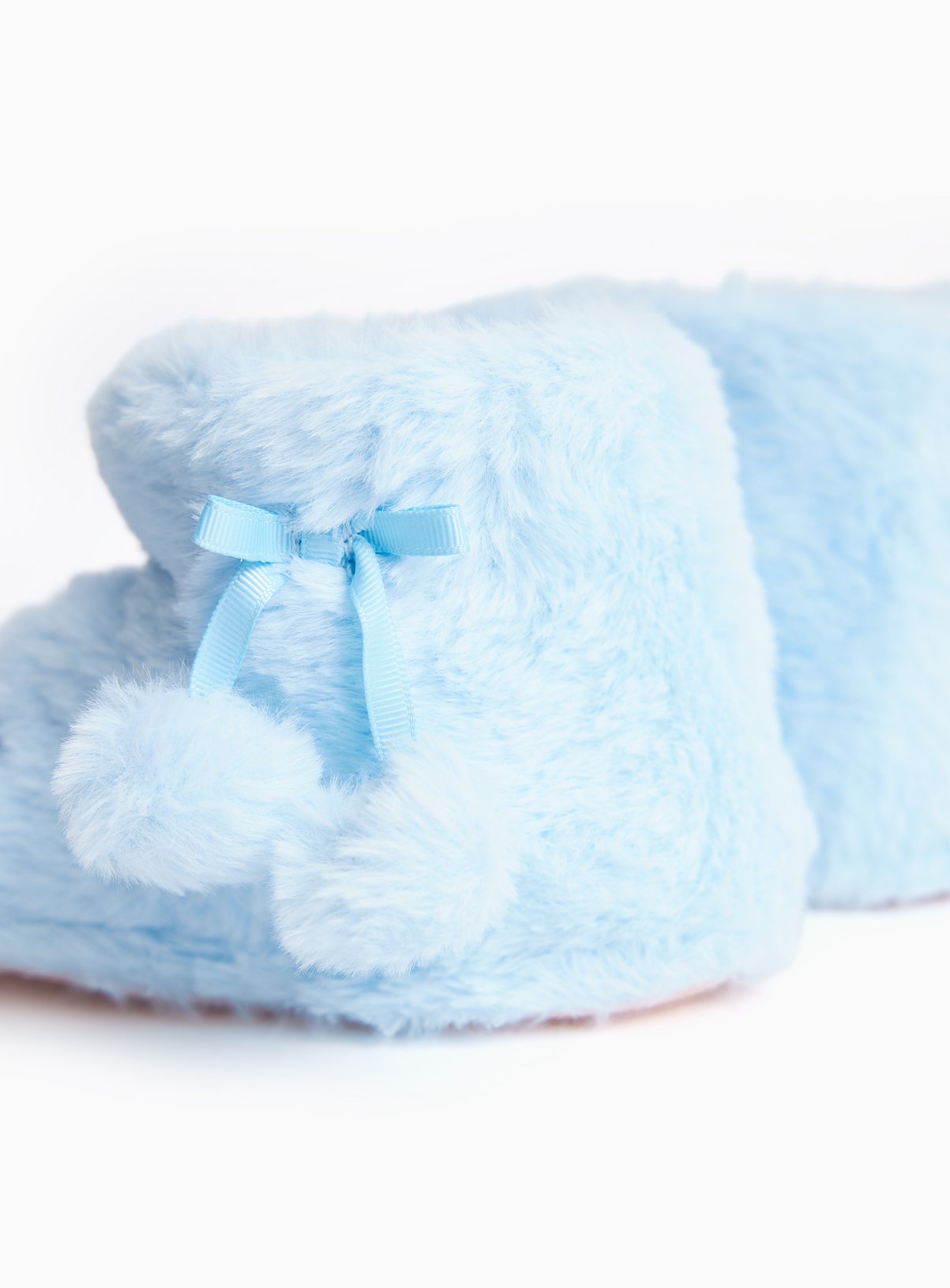 Disney Stitch Faux Fur Boot Slippers 6-7 Infant - Image 4 thumbnail