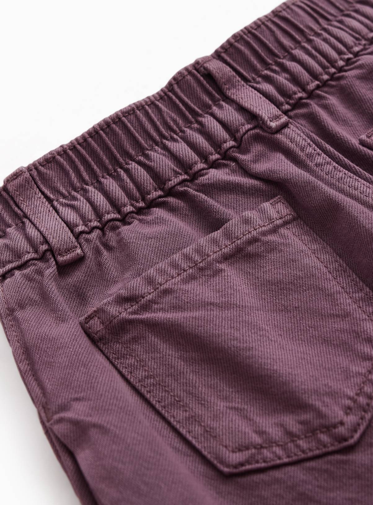 Purple Flower Embroidered Wide Leg Jeans 2-3 years - Image 2
