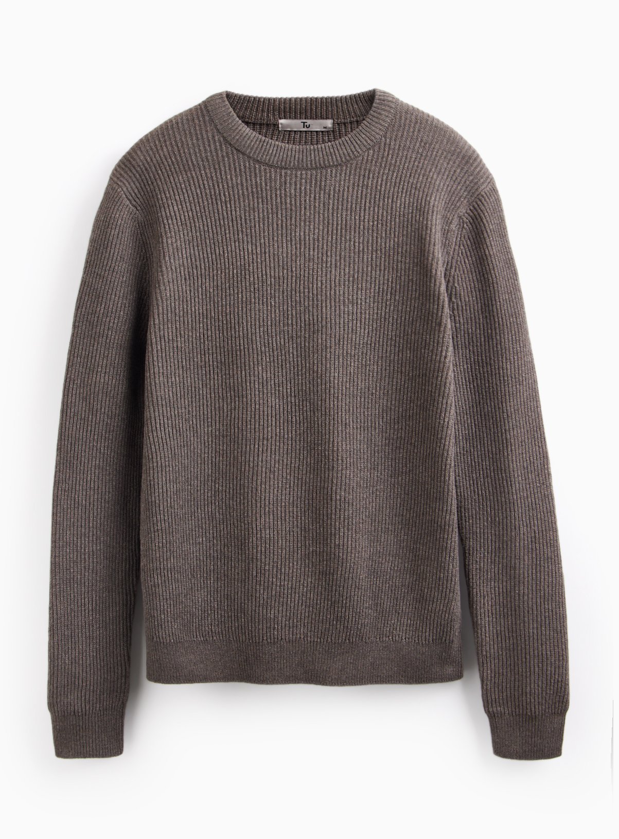 Natural Knit Crew Neck Jumper XXL - Image 3 thumbnail