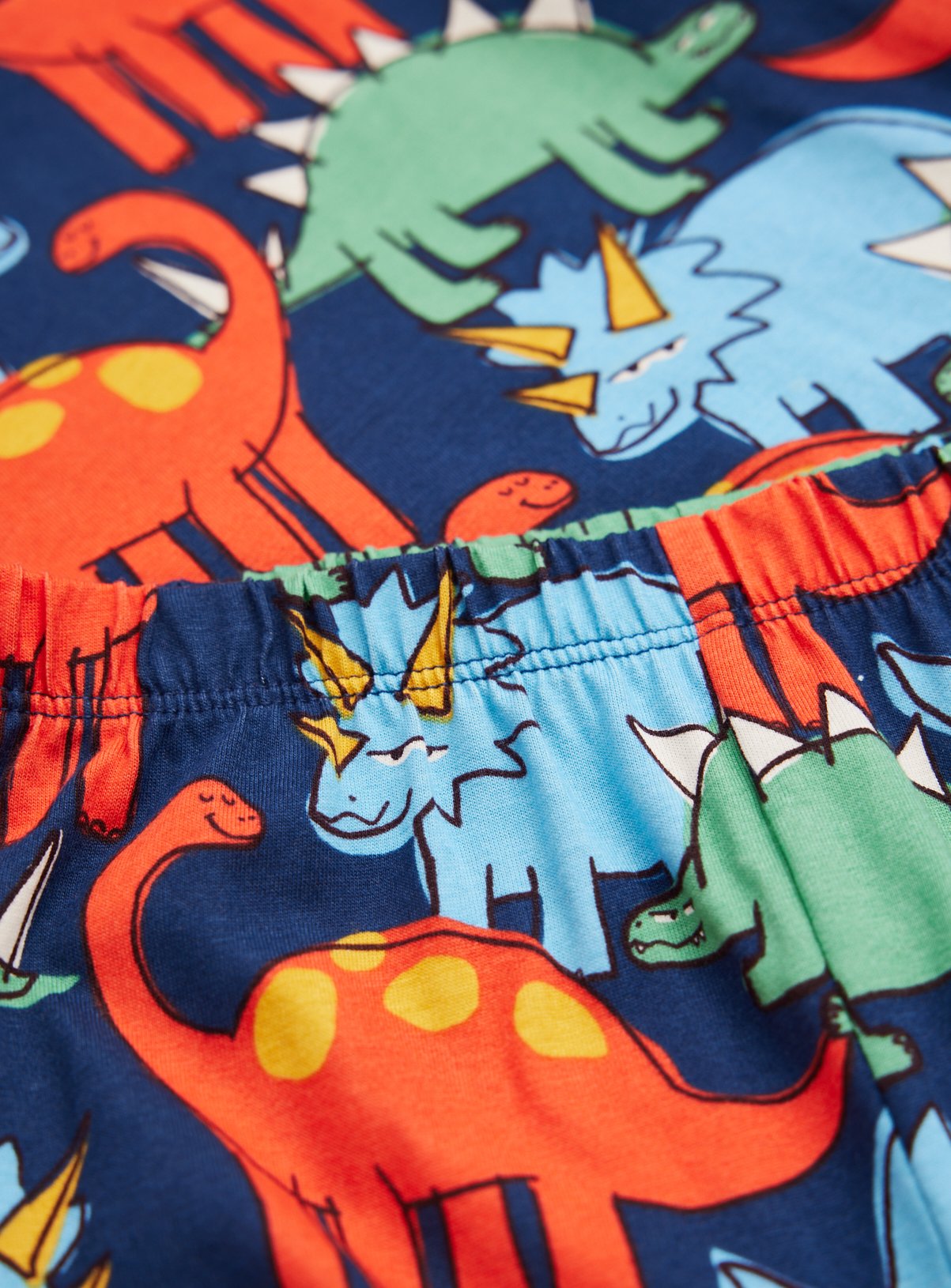 Navy Dinosaur Print Pyjama Set 2-3 years - Image 2 thumbnail