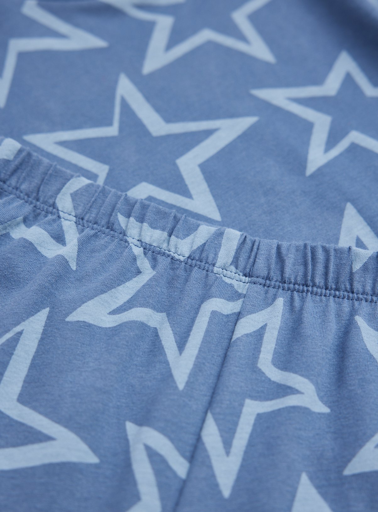 Blue Star Print Pyjama Set 11-12 years - Image 2 thumbnail