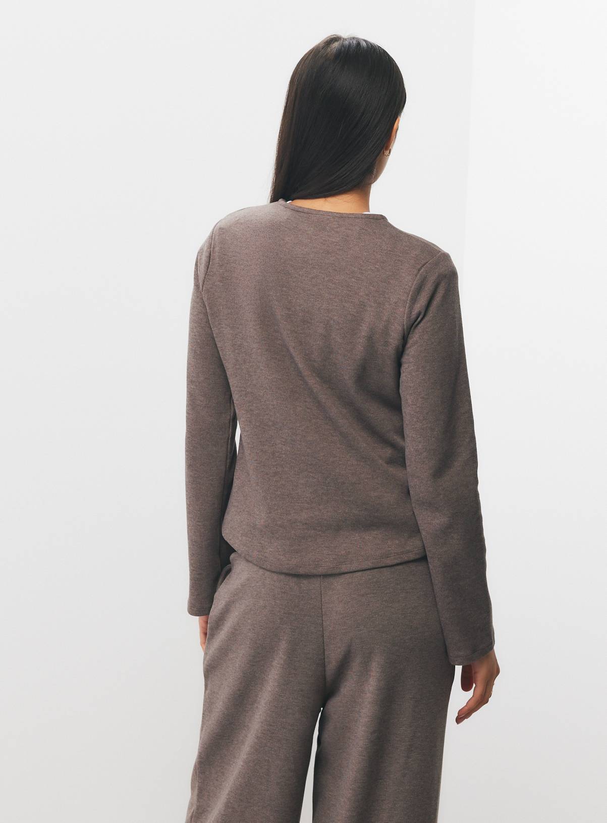 Neutral Soft Touch Button Through Co-ord Cardigan XS - Image 4