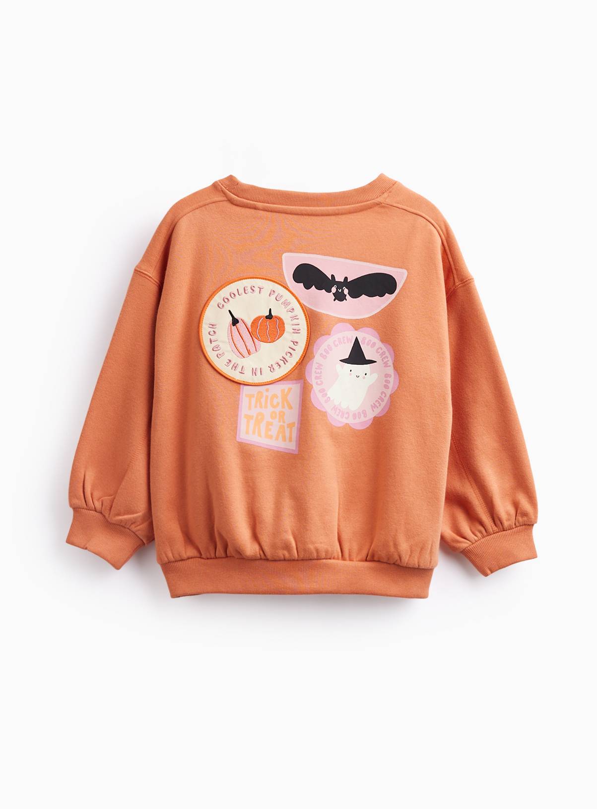 Halloween Orange & Grey Pumpkin Sweat Set 5-6 years - Image 2