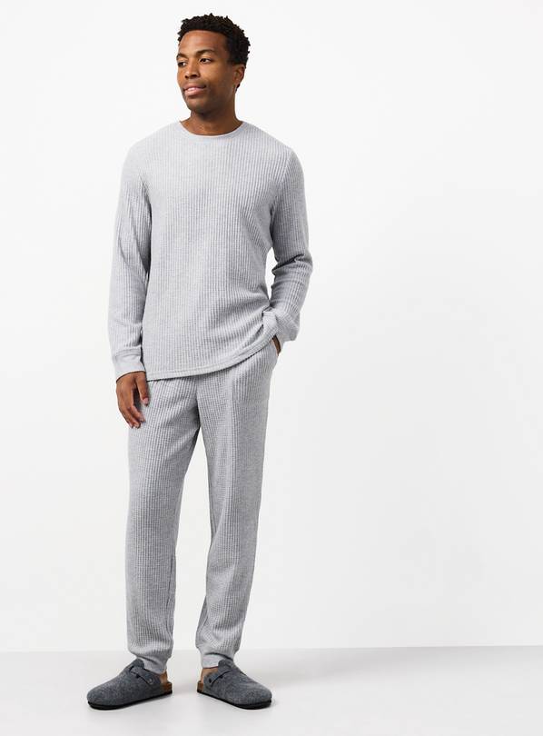 Grey Waffle Lounge Pyjamas XXL