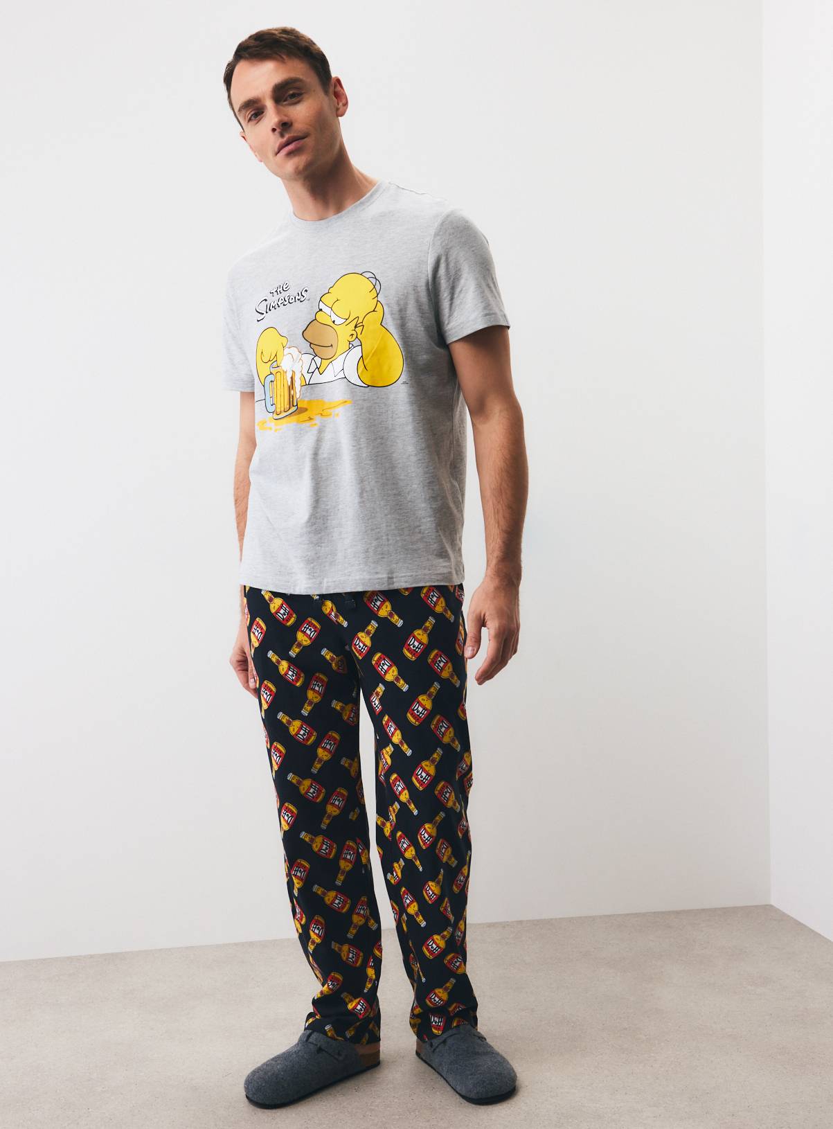 The Simpsons Jersey Pyjama Set L - Image 1