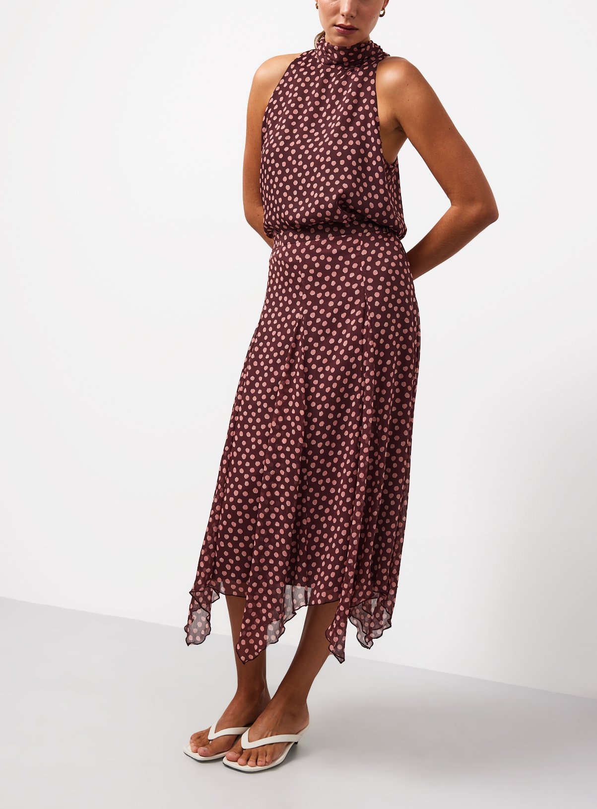Pink Polka Dot Co-ord Midaxi Skirt 24 - Image 2 thumbnail