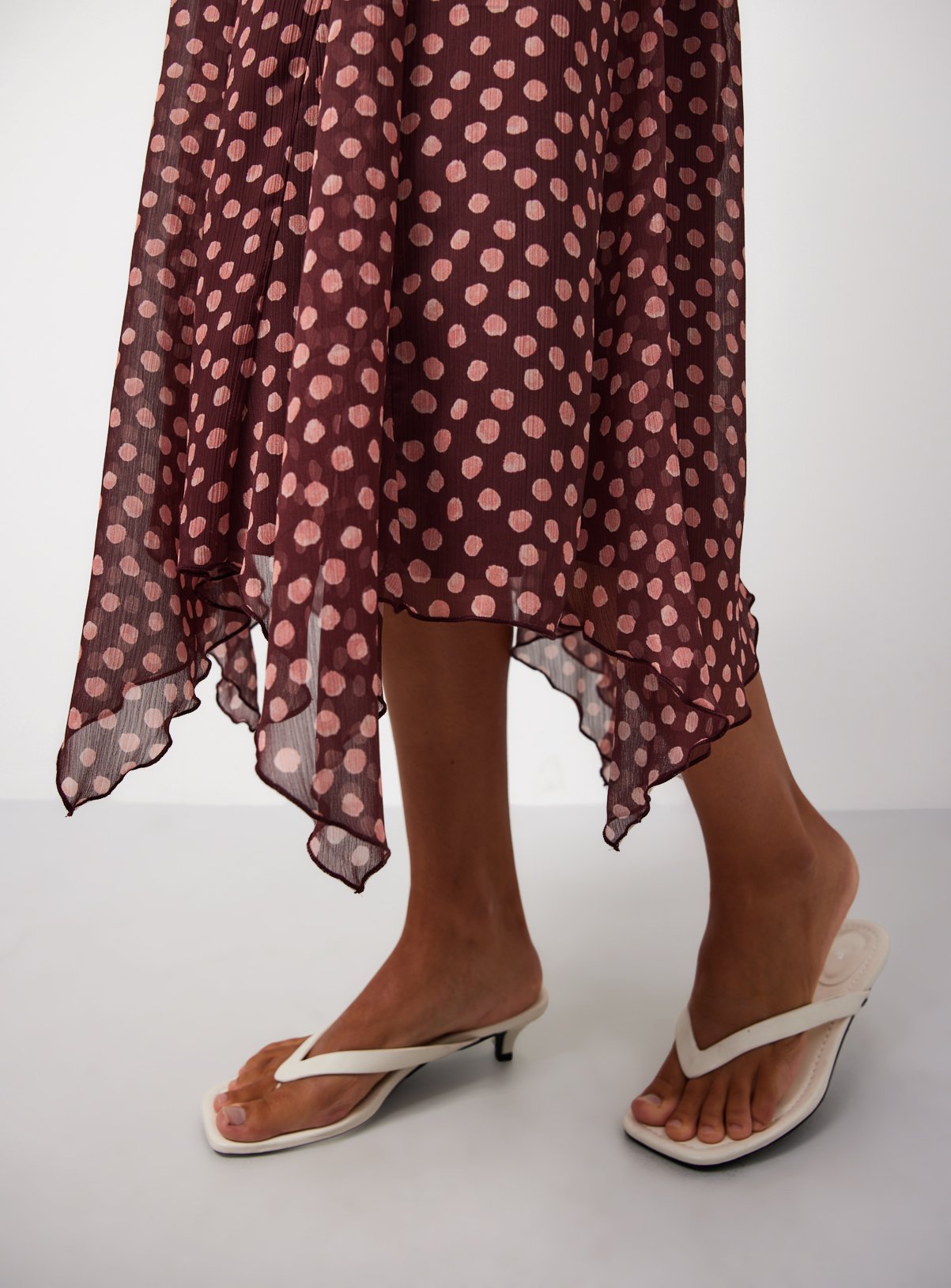 Pink Polka Dot Co-ord Midaxi Skirt 24 - Image 3 thumbnail