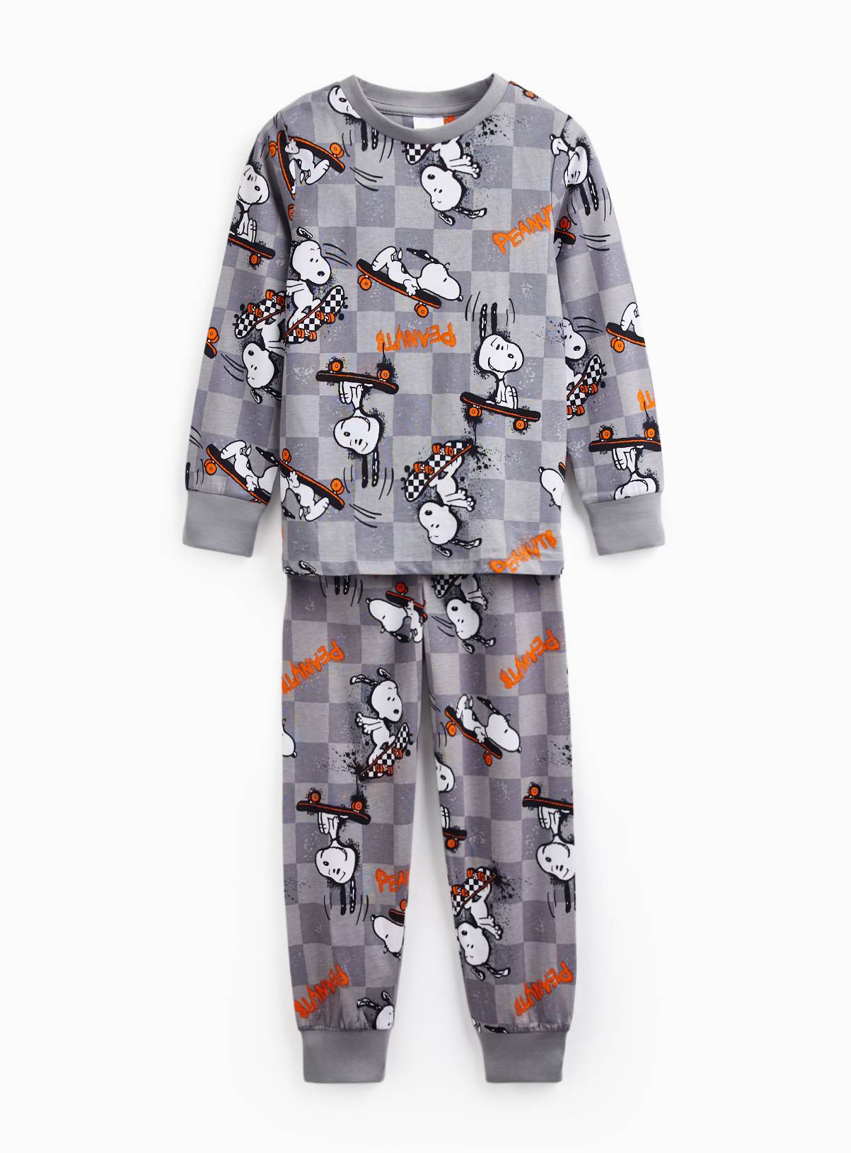 Snoopy All Over Peanut Print Pyjama Set 9-10 years - Image 3