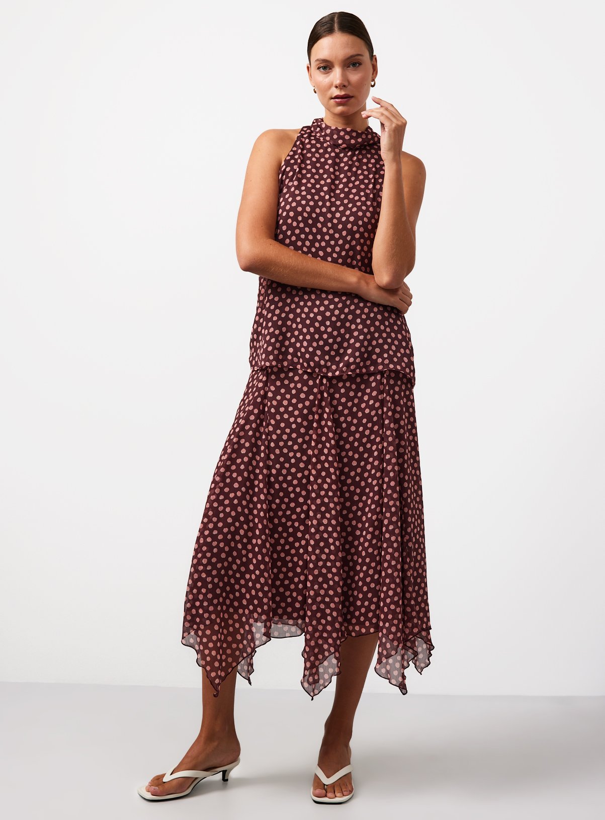 Pink Polka Dot Co-ord Halter Top 8 - Image 2 thumbnail
