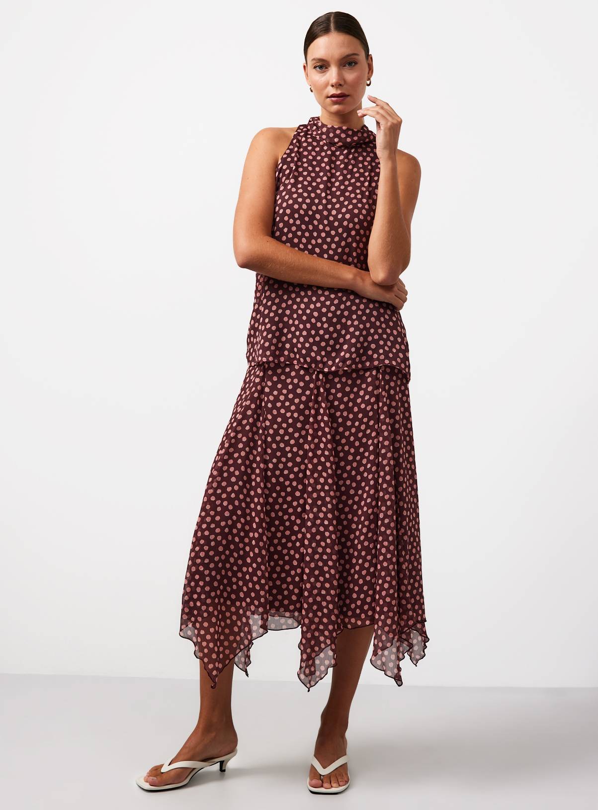 Pink Polka Dot Co-ord Halter Top 8 - Image 2