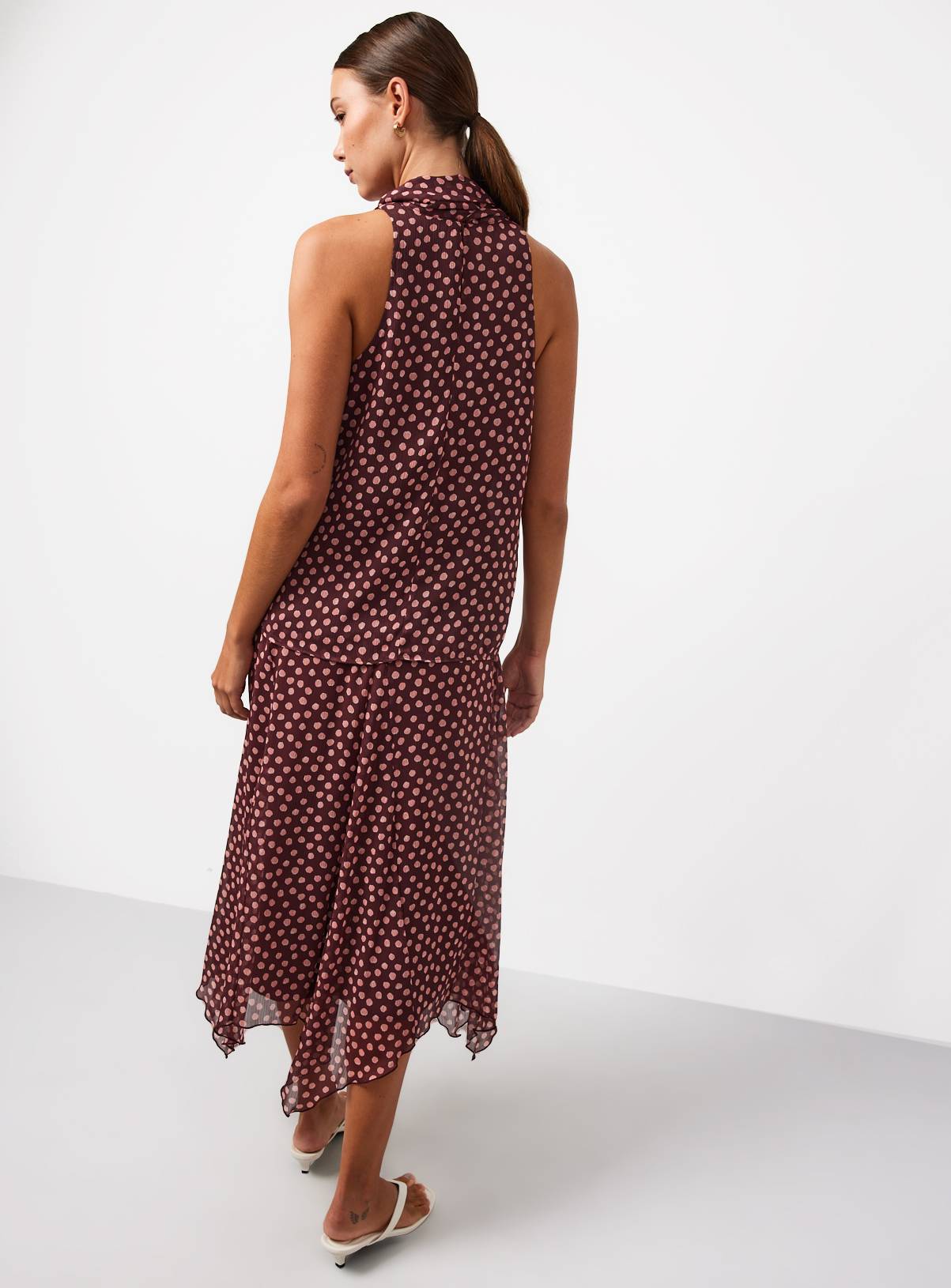 Pink Polka Dot Co-ord Halter Top 8 - Image 4