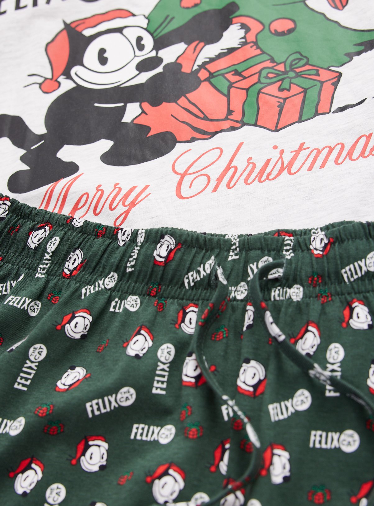 Christmas Felix the Cat Cotton Pyjama Set XS - Image 4 thumbnail