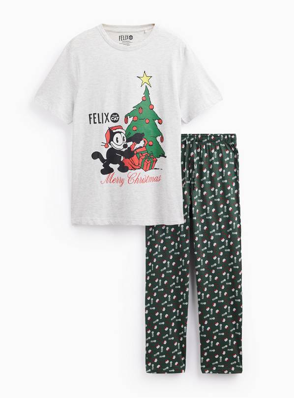 Christmas Felix the Cat Cotton Pyjama Set XL