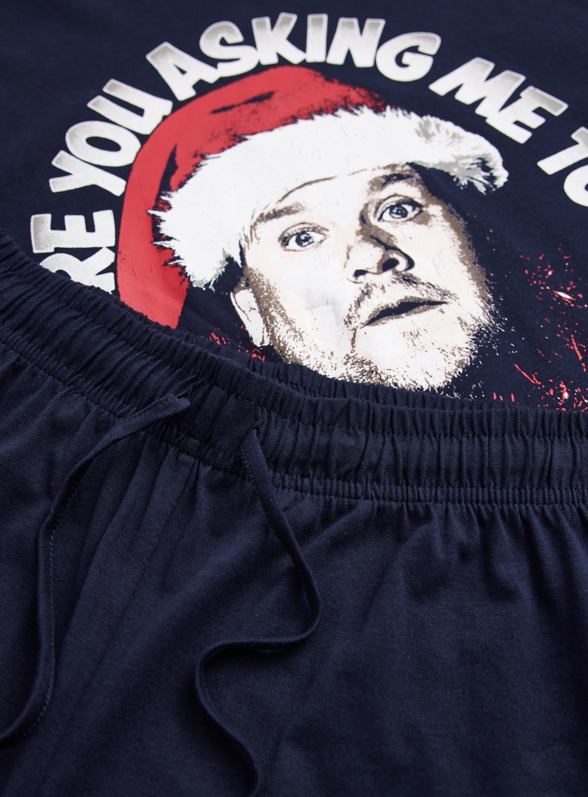 Christmas Gavin & Stacy Black Cotton Pyjama Set XL - Image 4 thumbnail