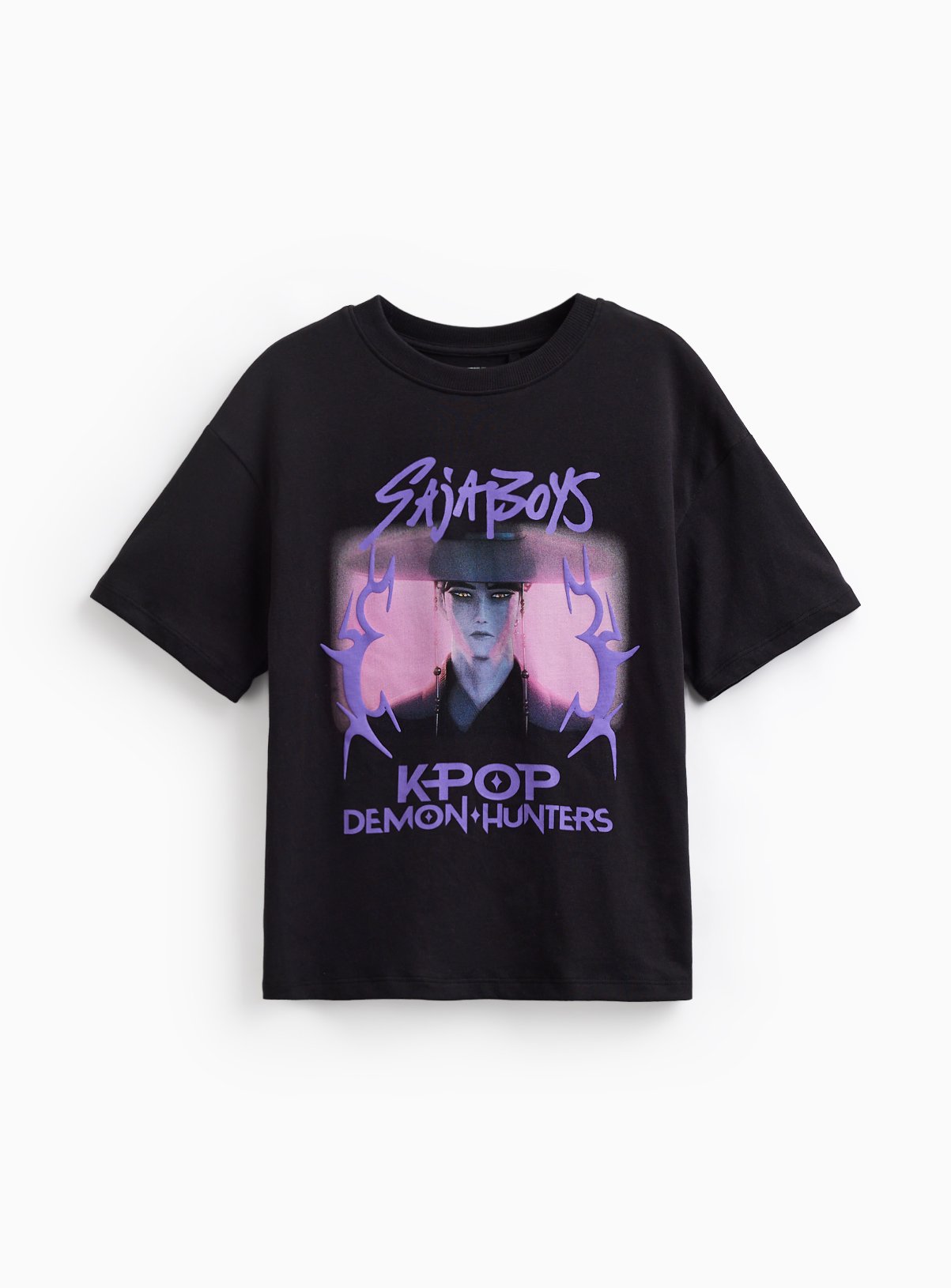 Black KPop Demon Hunters T-Shirt 10 years - Image 1 thumbnail