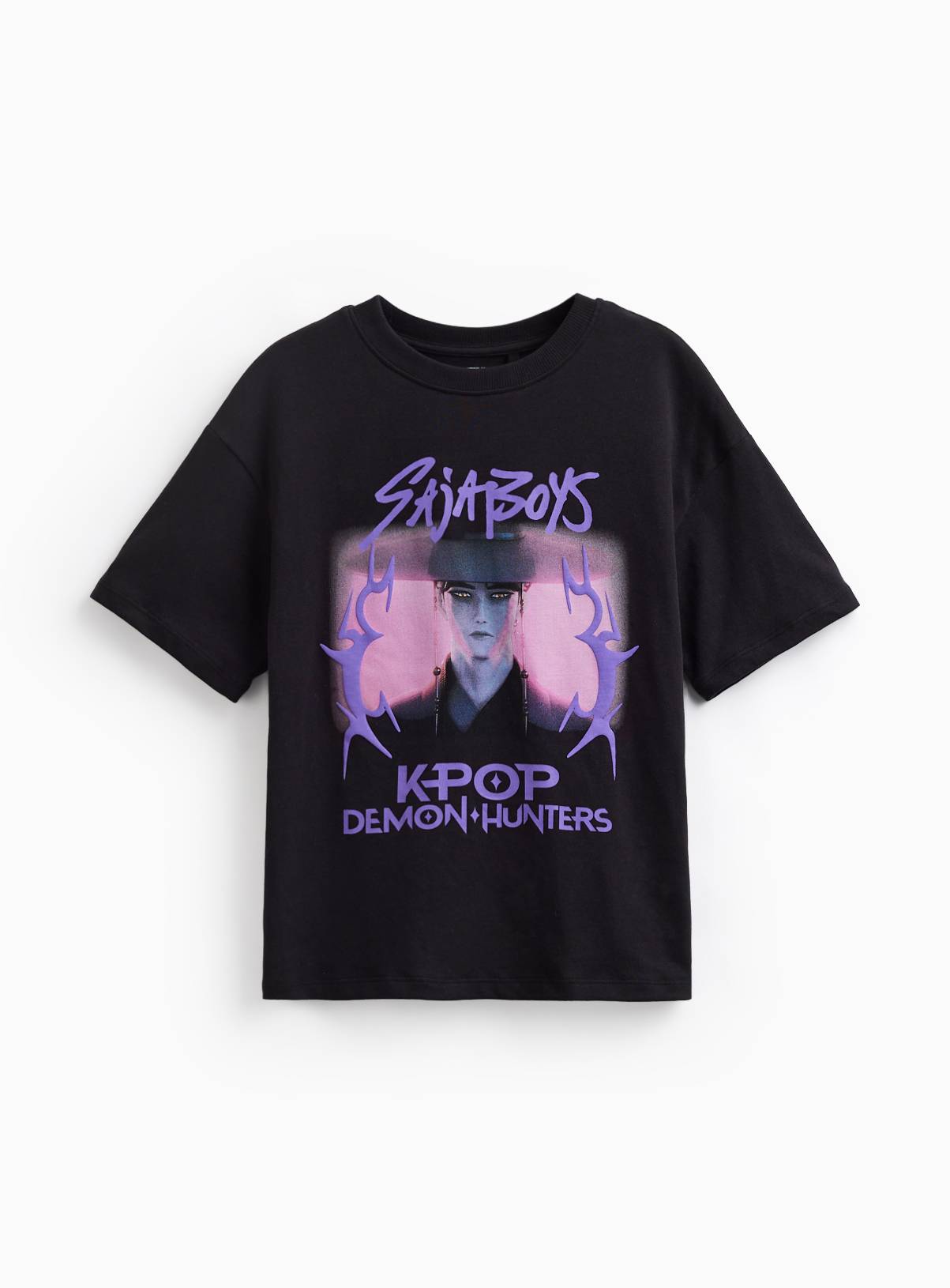 Black KPop Demon Hunters T-Shirt 10 years - Image 1