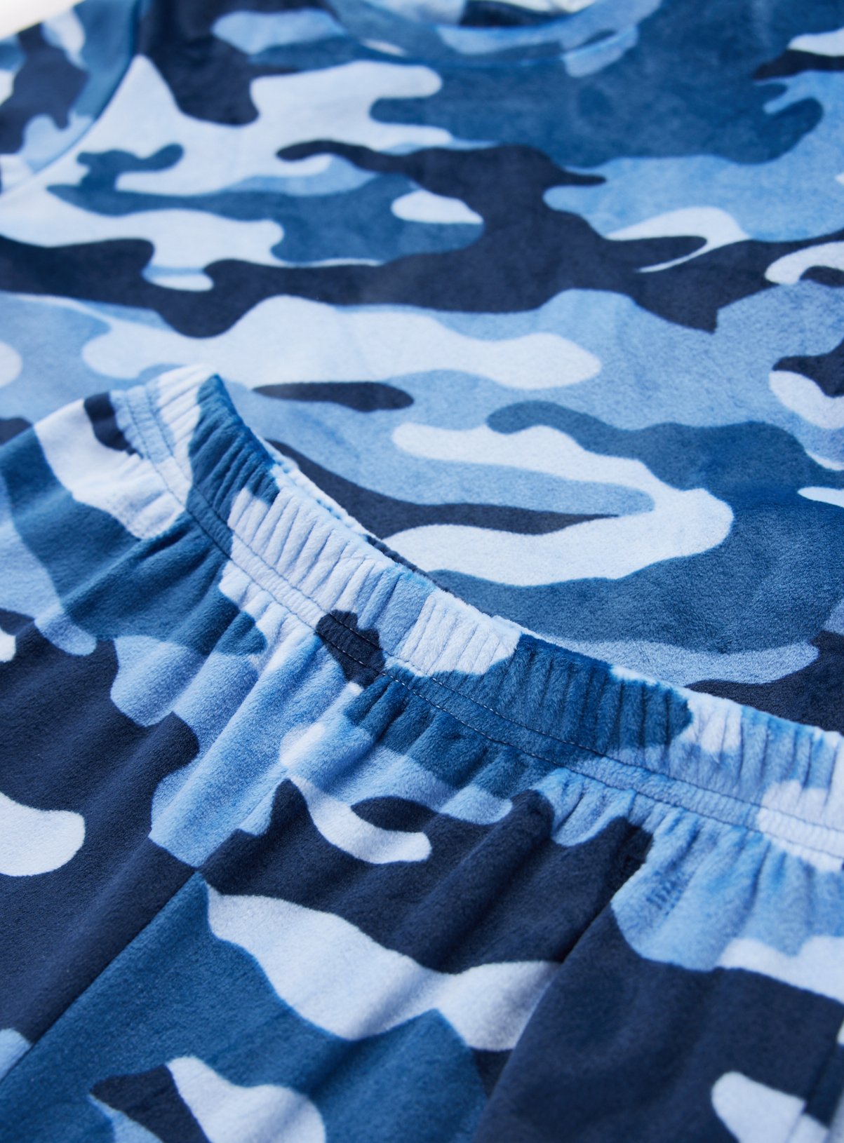 Blue Camo Slinky Pyjama Set 1-2 years - Image 2 thumbnail