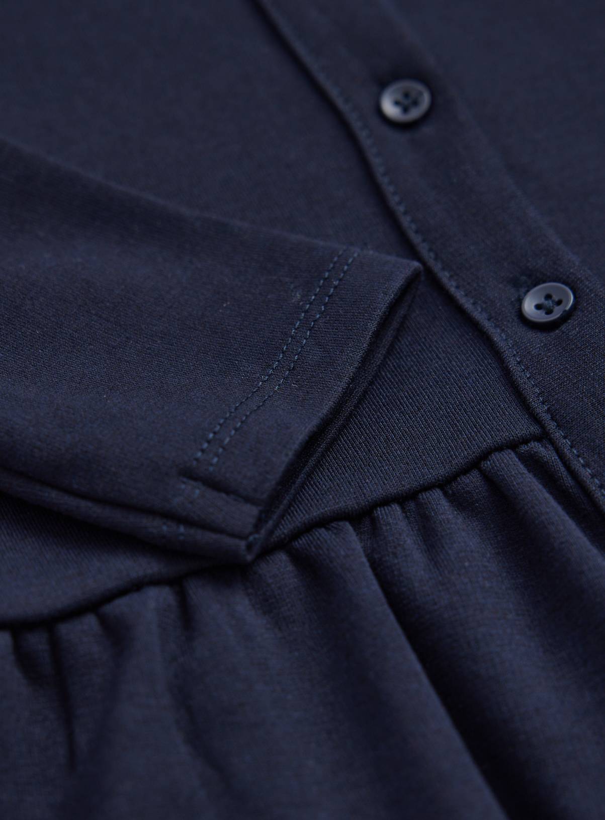 Navy Frill Hem Sweat Cardigan 11 years - Image 4