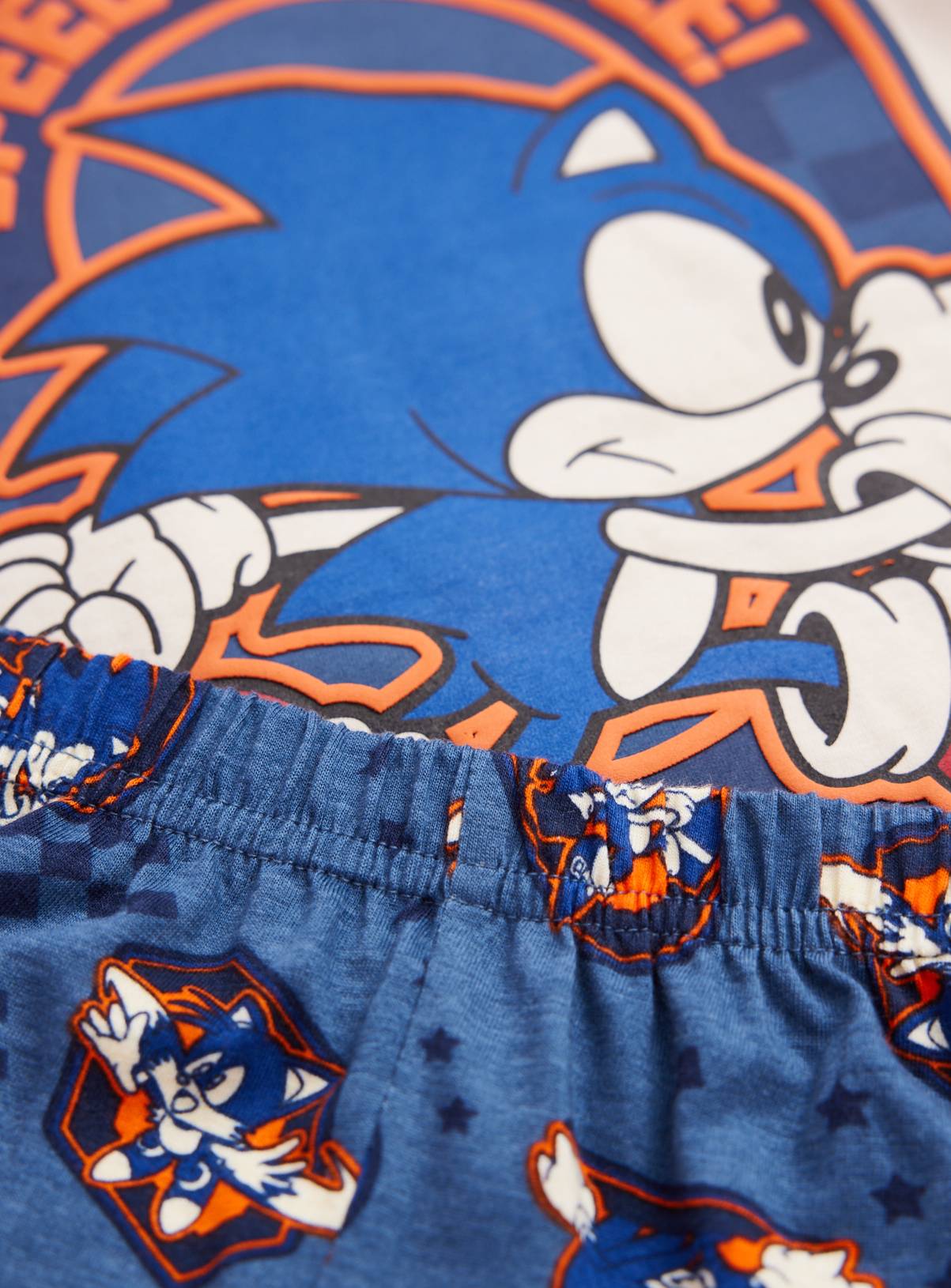 Blue Sonic the Hedgehog Pyjamas 2 Piece Set 10-11 years - Image 2